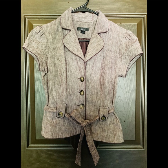 4/25 BCX Cropped Puff sleeve blazer size medium - Picture 12 of 12